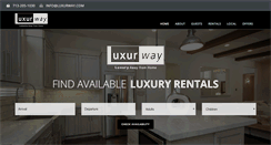 Desktop Screenshot of luxurway.com