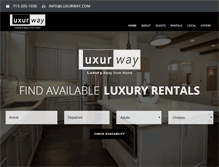 Tablet Screenshot of luxurway.com